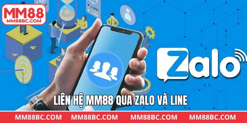 Trao đổi chi tiết, gửi hình ảnh dễ dàng qua Zalo hoặc Line